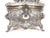 Silver Gilded Age European Silver Rococo Jewelry Casket Topped With Angel Admiring Herself For Sale - Image 8 of 15