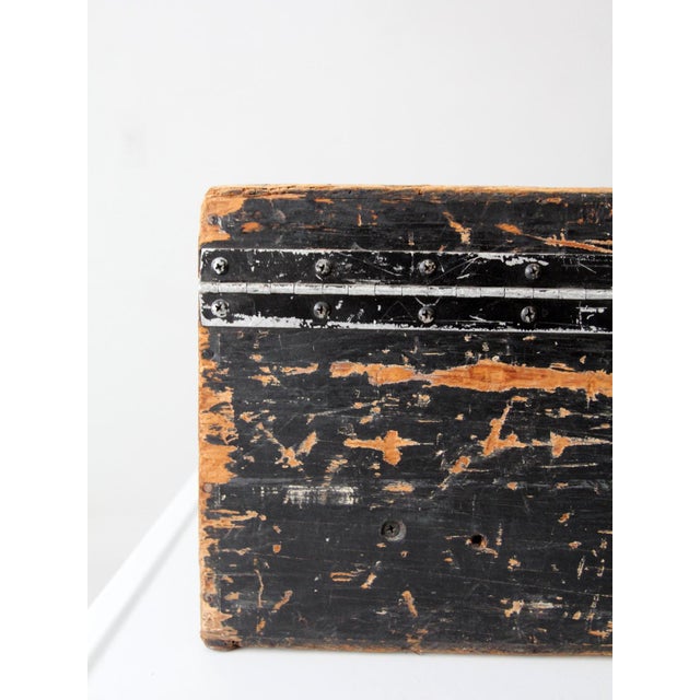 Antique Primitive Wood Ballot Box For Sale - Image 11 of 15