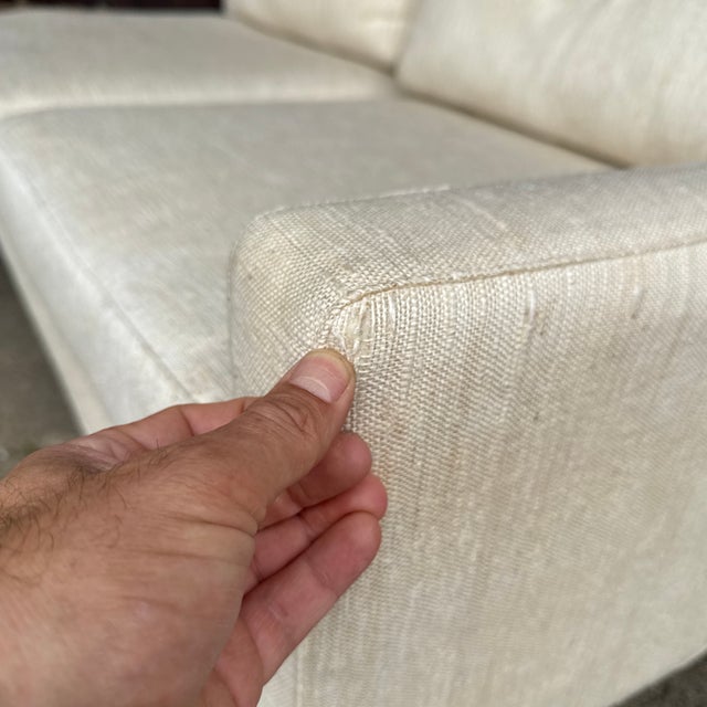 Selig 2 Piece Sectional Sofa Mid Century Modern For Sale - Image 10 of 11