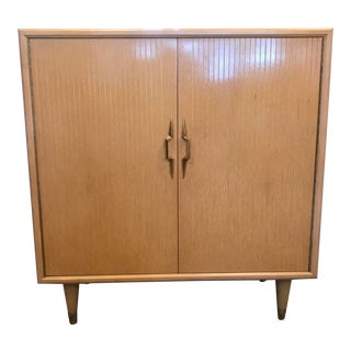 1950s Mid-Century Modern Lane Furniture Cedar Blonde Mahogany Server For Sale