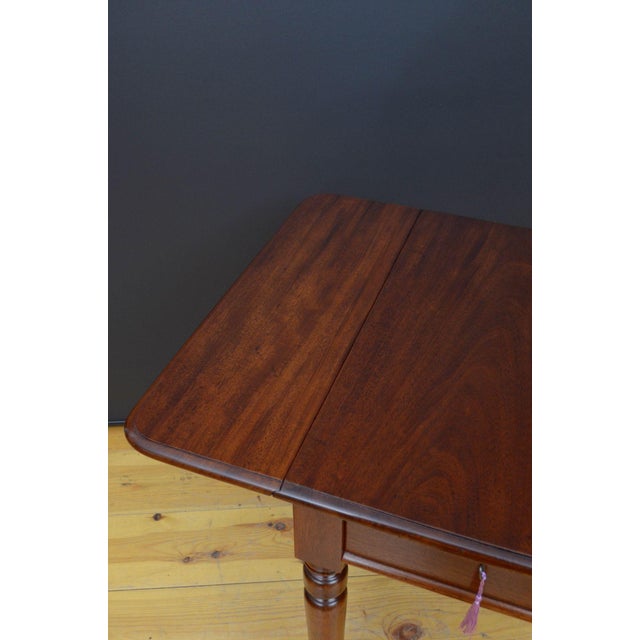 Victorian Drop Leaf Table in Mahogany from Heal & Son For Sale - Image 5 of 12