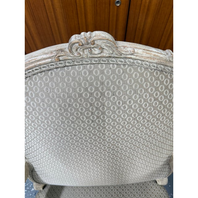 1960s 1960’s Interior Crafts Polychromed Louis XV Fauteuils (Pair) For Sale - Image 5 of 10