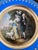 Blue 19th Century Royal Vienna Style "The Morning Walk" Cobalt and Gold Gilt 10.5" Cabinet Plate For Sale - Image 8 of 8