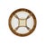 Traditional Traditional Round Coffee Table with Glass Inset For Sale - Image 3 of 7