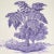 Not Yet Made - Made To Order Schumacher x Victor Glemaud Toussaint Toile Wallpaper in Purple on Cream - Sample For Sale - Image 5 of 5