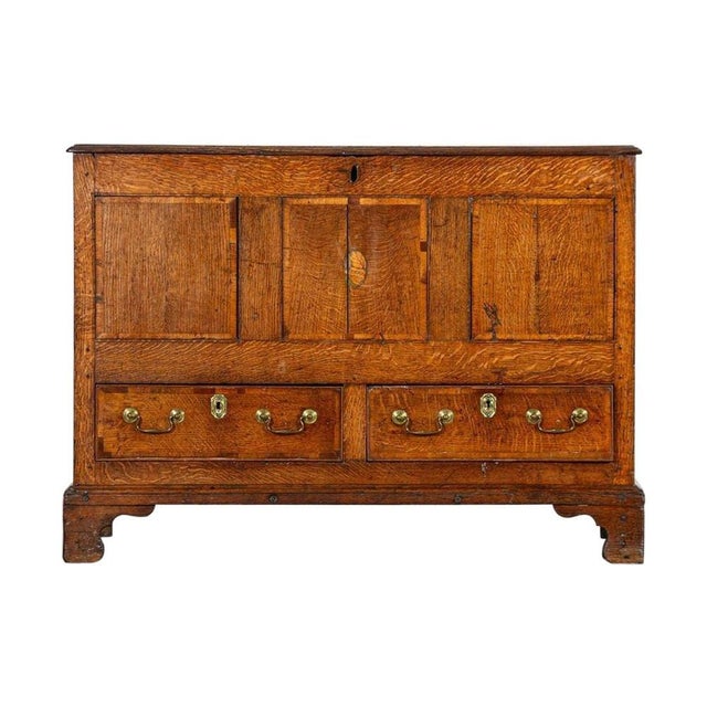 George III English Oak Mule Chest, 1780 For Sale - Image 17 of 17