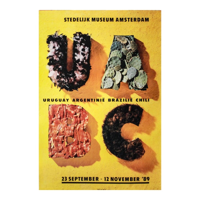 1994 Original Dutch Exhibition Poster, U-Abc (The 100 Best Posters Collection) For Sale