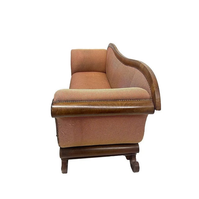 19th Century Dutch Walnut Sofa, 1860s For Sale - Image 5 of 7