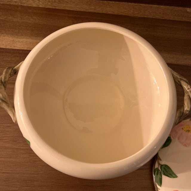 1980s Franciscan Desert Rose Covered Vegetable Tureen For Sale - Image 5 of 9