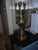 1970s Brass Urn Style Stiffel Table Lamp With Silk Tassels Shade For Sale In Naples, FL - Image 6 of 7