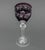 Glass Bohemian Cut-Crystal Wine Glasses, 7 For Sale - Image 7 of 8