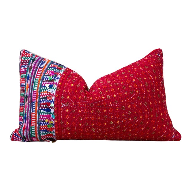 Suta Antique Tribal Grain Sack Pillow For Sale