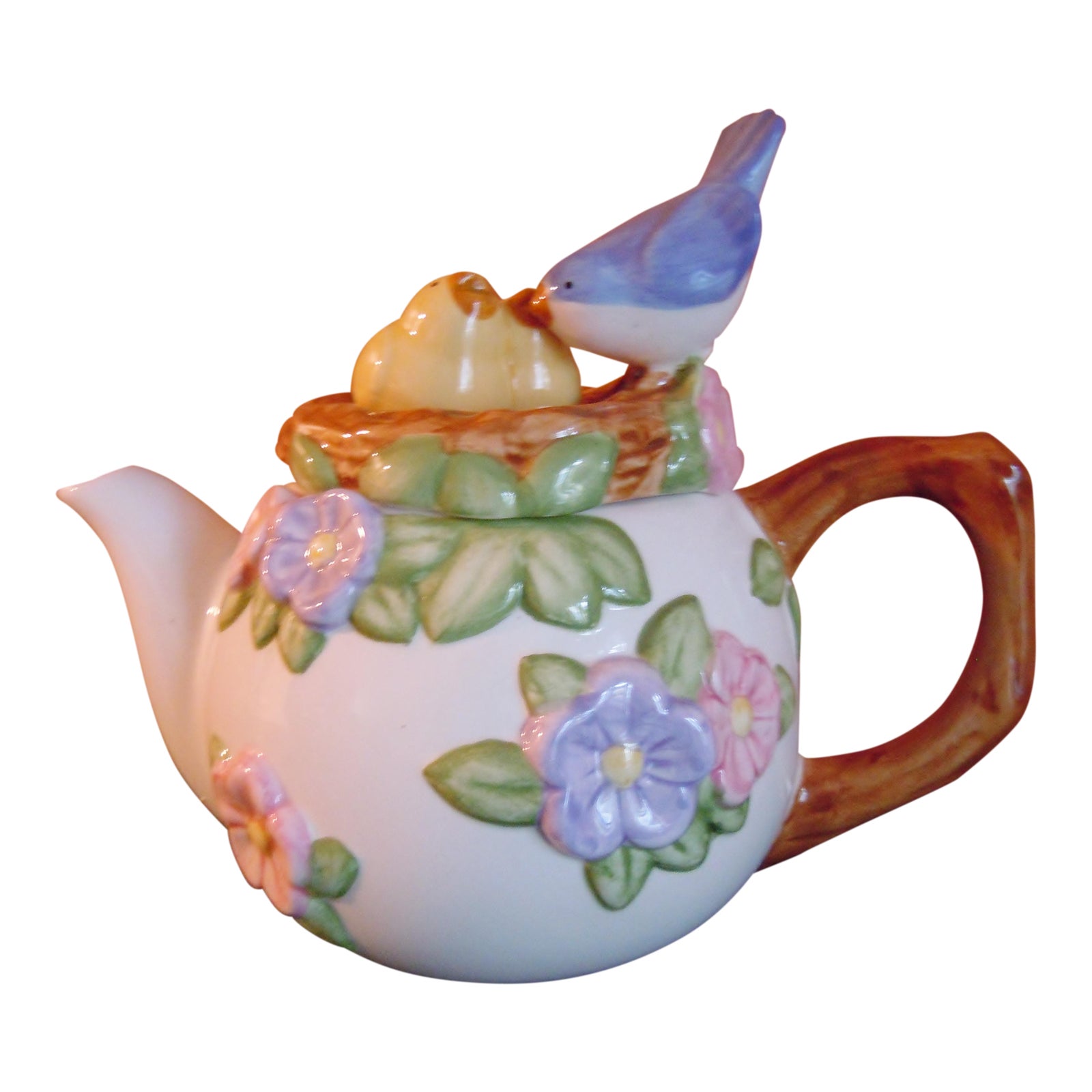 Teleflora Nesting Birds Gift Collection Tea Pot Chairish