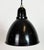 Small Industrial Black Enamel Pendant Lamp, 1950s For Sale - Image 6 of 14