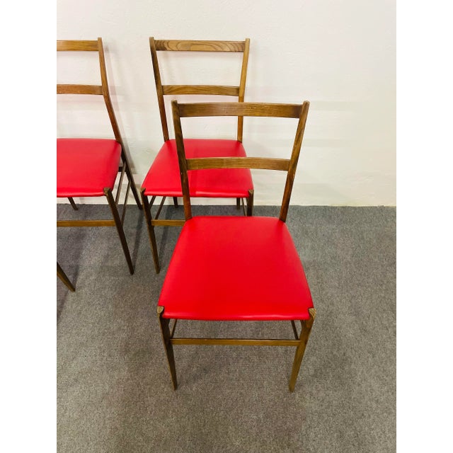 Mid-Century Modern Superleggere Chairs by Gio Ponti for Cassina, 1950s, Set of 4 For Sale - Image 3 of 18