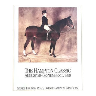Hampton Classic Horse Show Poster 1999 For Sale