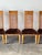 Altavista Lane Set of 6 Milo Baughman Style Cane Back Burl Dining Chairs by Lane, 1970s For Sale - Image 4 of 18