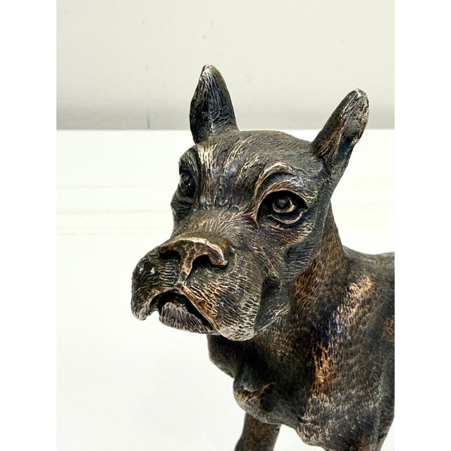 Early 21st Century Vintage Italian Metal Dog Figurine For Sale - Image 5 of 10