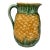 19th Century Majolica English Pineapple Pitcher For Sale