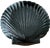 1960s Set of 12 Vintage Arcoroc France "Coquillage" Black Glass Shell Dishes, Circa 1960s For Sale - Image 5 of 13