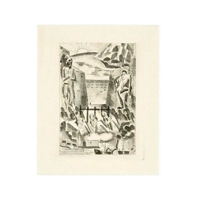 Composition is an exceptional etching made by Marcel Stobbaerts, in excellent conditions of preservation. The important...