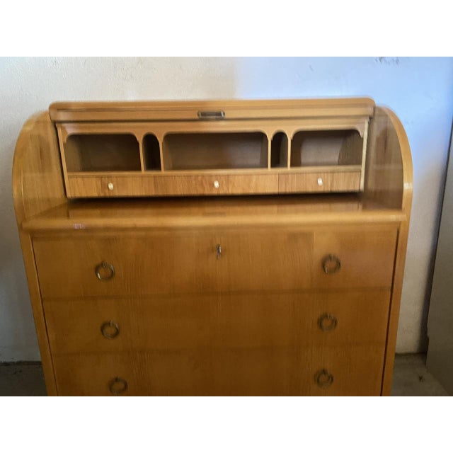 Scandinavian Teak Secretary in the style of Egon Ostergaard, 1960s For Sale - Image 4 of 18