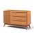 Champagne Heywood Wakefield Mid Century Champagne Tambour Door Sideboard Credenza With Hutch For Sale - Image 8 of 12