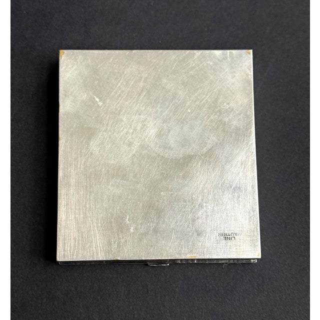 Mid 20th Century Rare French Line Vautrin Silvered Bronze Holopherne Box For Sale - Image 5 of 15