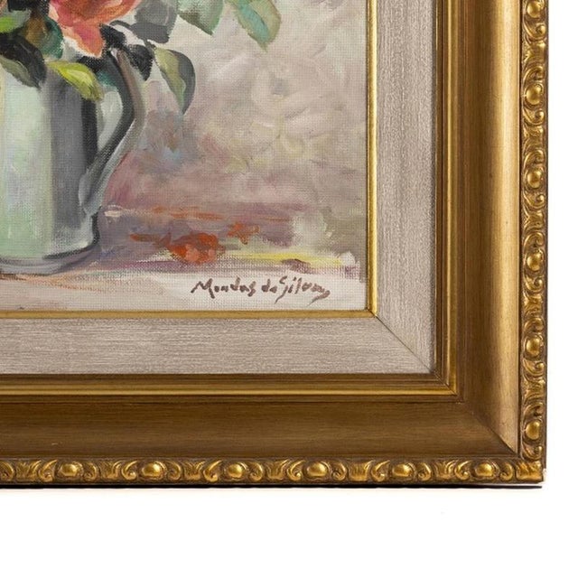 Mendes Da Silva, Still Life, 20th Century, Oil Painting For Sale - Image 5 of 6