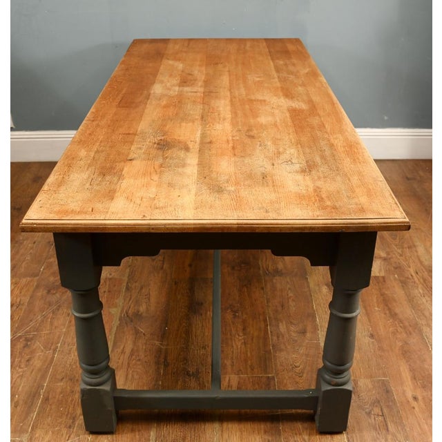 English Farmhouse Dining Table For Sale - Image 11 of 12