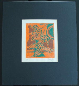 Yargo De Lucca, Inuit-Inspired Silkscreen Print, "Canada Suite Series", Ed. 6/20, 1976-1977