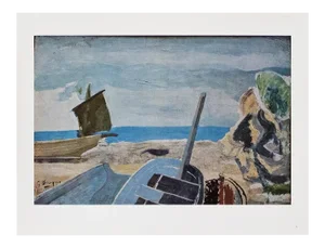 1940s After Georges Braque "Seascape" First Edition Period Full-Color Print
