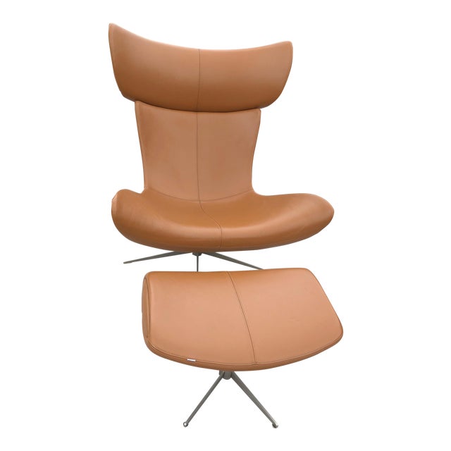 BoConcept Imola Chair & Ottoman | Chairish