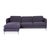 Fabric Osaka Corner Sofa in Blue Purple Aubergine from BoConcept For Sale - Image 14 of 15