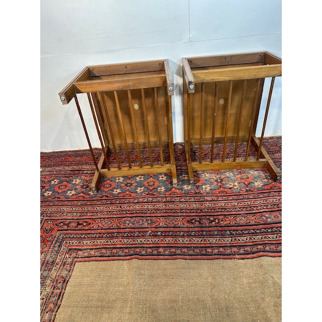 1980s Pair of Baker Side Tables For Sale - Image 9 of 9