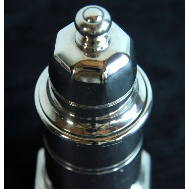 Christofle Vintage Christofle French Silver Plated Pepper Mill Grinder by Peugot For Sale - Image 4 of 9