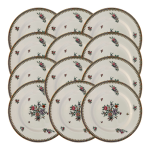 19th Century Copeland Spode Dinner Plates for Davis Collamore & Co. New York - Set of 12