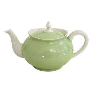 Small Antique Porcelain Teapot by Jean Pouyat, Limoges, France, 1890s For Sale