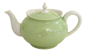 Small Antique Porcelain Teapot by Jean Pouyat, Limoges, France, 1890s