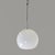 Mid-Century Modern Mid-Century Modern Italian Round Opaline Glass Chandelier, 1960s For Sale - Image 3 of 16