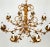 Late 20th Century Rose Gold 8-Light C-Curve Berry Chandelier For Sale - Image 10 of 10