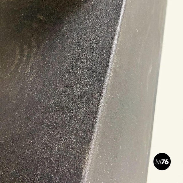 Low Tables in Black Plastic attributed to Mario Bellini for B&b Italia, 1971, Set of 2 For Sale - Image 10 of 18