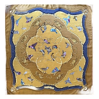 Hermès La Clé Des Champs 1965 Silk Scarf Designed by Françoise Faconnet For Sale