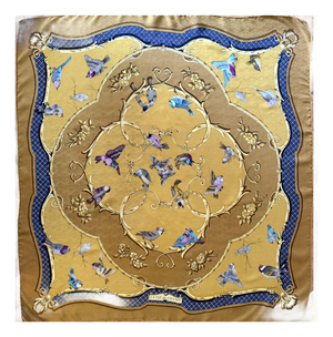 Hermès La Clé Des Champs 1965 Silk Scarf Designed by Françoise Faconnet