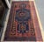 Mid-Century Hand Knotted Wool Rug - Navy Madder Tribal Geometric For Sale In Atlanta - Image 6 of 11