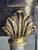 Ethan Allen Silver Leaf & Gilt Accent Table With Geometric Stone Veneer Top For Sale - Image 11 of 12