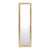 La Bailadora Bright Gold Ruffled Metal Dressing Mirror For Sale