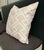 Contemporary Geometric Embroidered Decorative Pillow Euro Sham Cover For Sale - Image 3 of 6