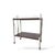 Mid-Century Modern Folding Serving Trolley with Rosewood and Chrome Frame, 1960s For Sale - Image 3 of 7