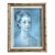 Vintage Original Portrait of Woman on Canvas For Sale